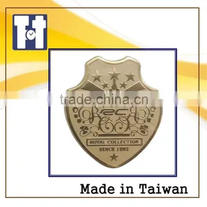 Fashionable Car Aluminum Safety Orange Saffron Classical Brand Epoxy Sticker thumbnail-3