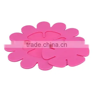 Flower Shape Coasters Silicone Placemat thumbnail-1
