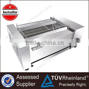 Guangzhou Stainless Steel 5/6/7 Burner Industrial Gas Barbecue Grill thumbnail-1