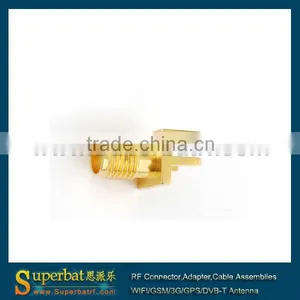 Sma Female Straight Pcb rf Connector SMA End Launch PCB Mount .062'' (1.57mm) thumbnail-1