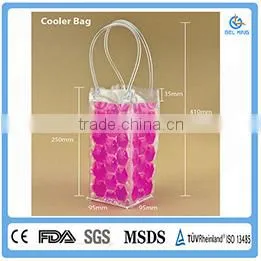 Water Pocket Travel Gift Plastic Ice Wine Cooler thumbnail-1