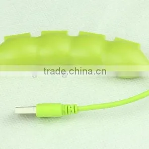 Wholesale Lovely Vegetables 4 Port Usb Hub With Peas Shape thumbnail-2