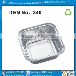 Foil Container Small Pudding Cup Disposable Aluminium Foil Pudding Cup With Plastic Lid thumbnail-1