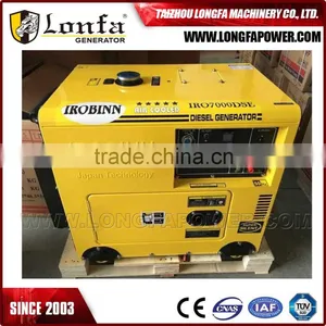 7kVA 7kv Soundproof Silent Canopy Type Diesel Engine Generator Set thumbnail-1