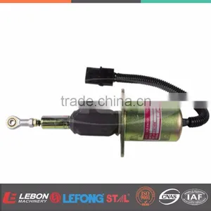 High Quality 3287406 24V Fuel Cut off Solenoid for Excavator Engine Parts thumbnail-1