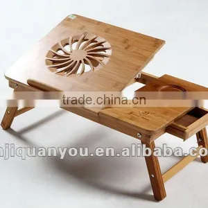 Natural Bamboo Product, Furniture,Bamboo Bed Tray,bamboo Laptop Desk,laptop Stand,bed Stand,overbed Table thumbnail-1