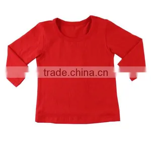 2016 Red Shirt Kids Pajamas Suit With Scarf Printed Christmas Deer Ruffle Pants Baby Autumn Clothes Christmas Infant Clothes thumbnail-2