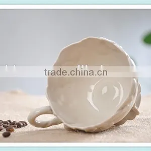 200ml European-style Coffee Mug With Relief Flower Design thumbnail-2