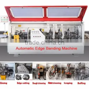 Whatsapp 0086-13969799452 Automatic Woodworking Machinery--edge Banding Machine/semi Automatic Edge Bander thumbnail-1