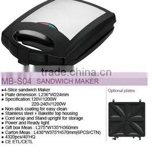 SANDWICH MAKER(WAFFLE, SANDWICH, GRILL NON-STICK PLATES thumbnail-1