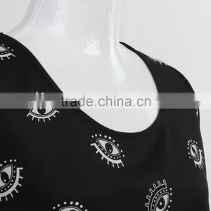 F5S15169 Fashion Black Tank Top for Women Manufacturer thumbnail-4