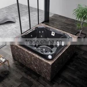 Hot Tub,Spa Hot Tub,Hydro Hot Tub for 4 Adults in Square thumbnail-2
