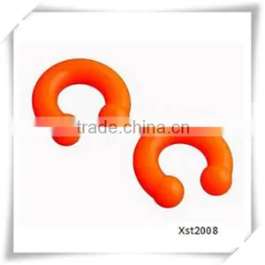 Piercing Spiral Self Piercing Hoop Earrings thumbnail-1