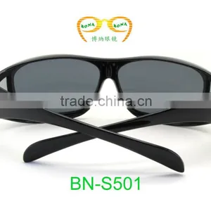 New Design Four Lens Custom Black Polarized Sport Sunglass Night Vision GogglesUV400 thumbnail-4