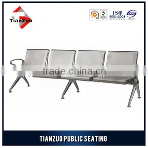 4 Seats Stainless Steel Metal Waiting Room Chairs thumbnail-1