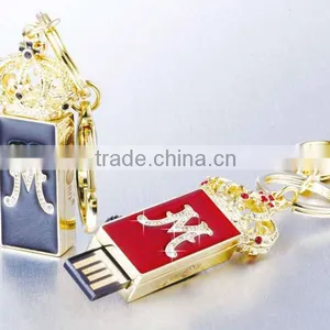 RORO Crown Enamel Craft Gift USB Flash Disk USB Flash Drive thumbnail-1