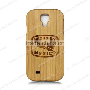Ocase Laser Engrave Wholesale Wood For Samsung S4 Phone Case Two Parts Cell Cover thumbnail-3