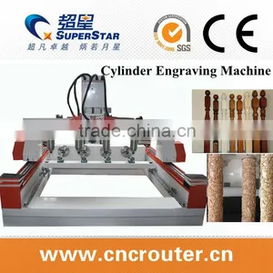 Chinese 3d 4 Axis CNC Router Engraving Milling Machine thumbnail-1
