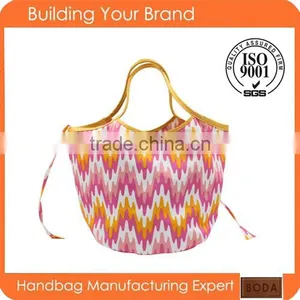 BSCI FACTORY Printing Flower Polyester Folding Tote Bags thumbnail-1