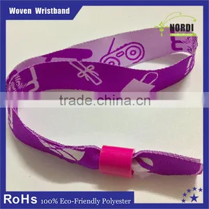 Popular Wholesale Festival Items Custom Event Fabric Wristband thumbnail-2
