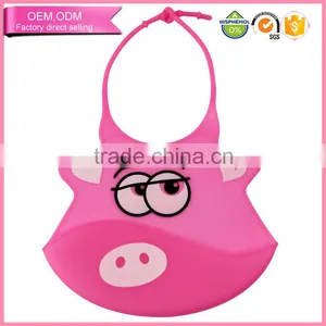 Infant Mealtime Soft Silicone Baby Bib Manufacturers Usa With Cartoon Designs thumbnail-3