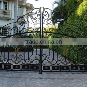 2016 Hot-selling Gate Designs Main,iron Pipe Gate Design,tubular Gate Design for Sale thumbnail-6