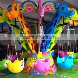 Funfair Rides Amusement Park Equipment Flying Chair / Amusement Rides Swing Carousel for Sale thumbnail-4