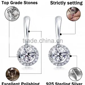 Fashion Design Cherry Shaped 925 Sterling Silver Ear Studs for Women thumbnail-2