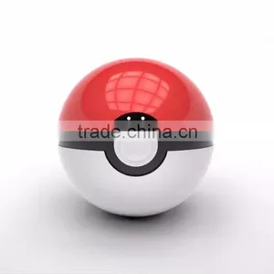 (Lowest Price) Game Cosplay Pokeman go 12000mah Power Bank Pokeball Mobile Charger With LED Light Pokemon thumbnail-1