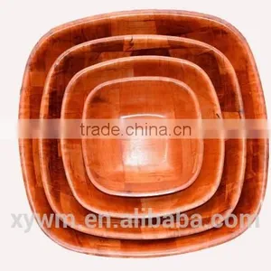 Woven Wooden Plate and Bowl thumbnail-3