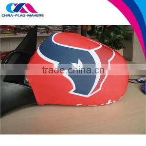Custom Polyester Fabric Auto Decoration Side Rear Car View Mirror Cover thumbnail-1