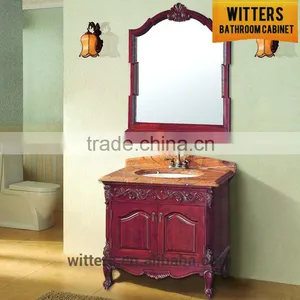 Hot Sale Bathroom Vanity Furniture Oak Solid Wood WTS160 thumbnail-6