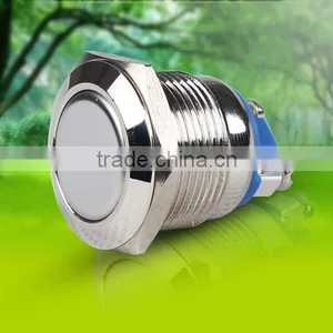 Export Very High Quality 19MM Domed Momentary Metal Push Button Switch With CE ROHS thumbnail-2