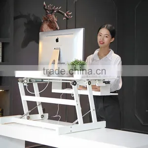 High Quality Cheap Simple Modern Office Home MDF Wooden Laptop Desk Table thumbnail-1