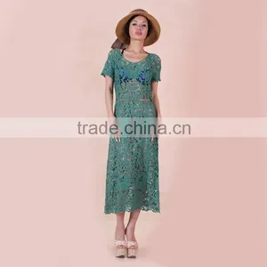 Lace Ladies Evening Dress African Kitenge Designs Dresses thumbnail-5
