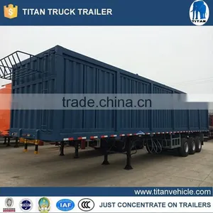 Box Semi Trailer/3 Axle Coal Transport Box Semi Trailer/AVIC Kaile 3 Alxe Coal Box Semi Trailer thumbnail-1