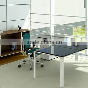 Modern Secretary CEO Glass Office Table (TT-Series) thumbnail-1