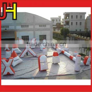 High Quality Laser Tag Game Inflatable Paintball Air Bunkers For Amusement thumbnail-2