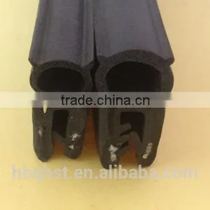 Black Composite Extruded Epdm Rubber Door and Window Seal Strips for Cabinet thumbnail-1