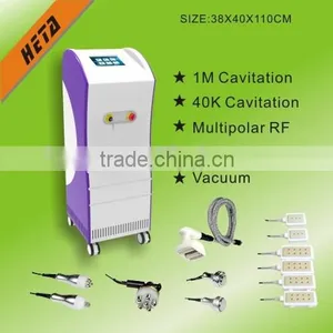 Weight Loss Equipment Slimming Machine H-2004C 7in1 Multifunctional Beauty Equipment Face And Body Slimming Machine Vacuum Rf Roller+tripolar Rf+cavitation Ultrasound Therapy For Weight Loss thumbnail-1