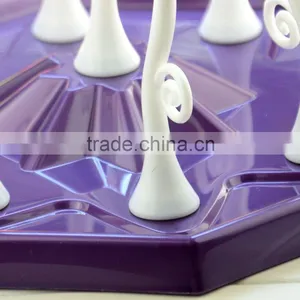 Portable Kitchen Table Cup Holder Tray Glass Coffee Cup Holder thumbnail-6