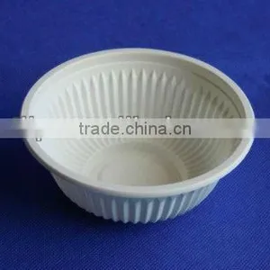 100% Biodegradable Bowl, Disposable, Corn Starch thumbnail-1