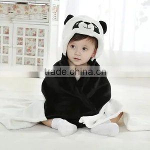 Flannel Fleece Terry+ Baby Bathrobe thumbnail-5