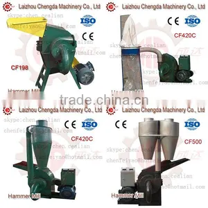 Electric Cob Straw Rice Husk Peanut Shell Wheat Stalk Hammer Mill Coconut Crusher Machine With CE thumbnail-5