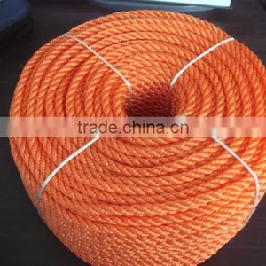 6mm Orange Pe3-strand Rope in Roll,coil,twine,3--strand Pe,pp Twisted Rope thumbnail-6