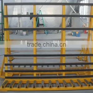 Factory Direct Sales for Glass Sheet Rack Glass Trolley Storage Rack Made in China thumbnail-3