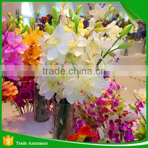 Artificial Cymbidium Orchid Plants in Green thumbnail-2