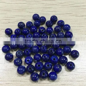 Drilled Lapis Lazuli Beads thumbnail-1