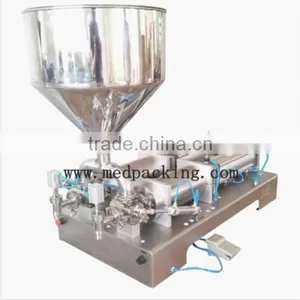 100-1000ml Double Heads Semi-Automatic Cream Filling Machine Made in China thumbnail-1
