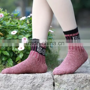 Oskate Woman Sports Sock, Knitted Cotton Woman Sock thumbnail-1